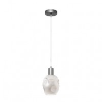 Distribuidor - Lâmpadas Diversas | Colgantes Moderno | COLGANTE METEORO 1XE27 CROMO/FUME REGX16 5 OQUEDADES Ref: 110391120